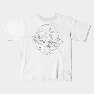 Moon rabbit Kids T-Shirt